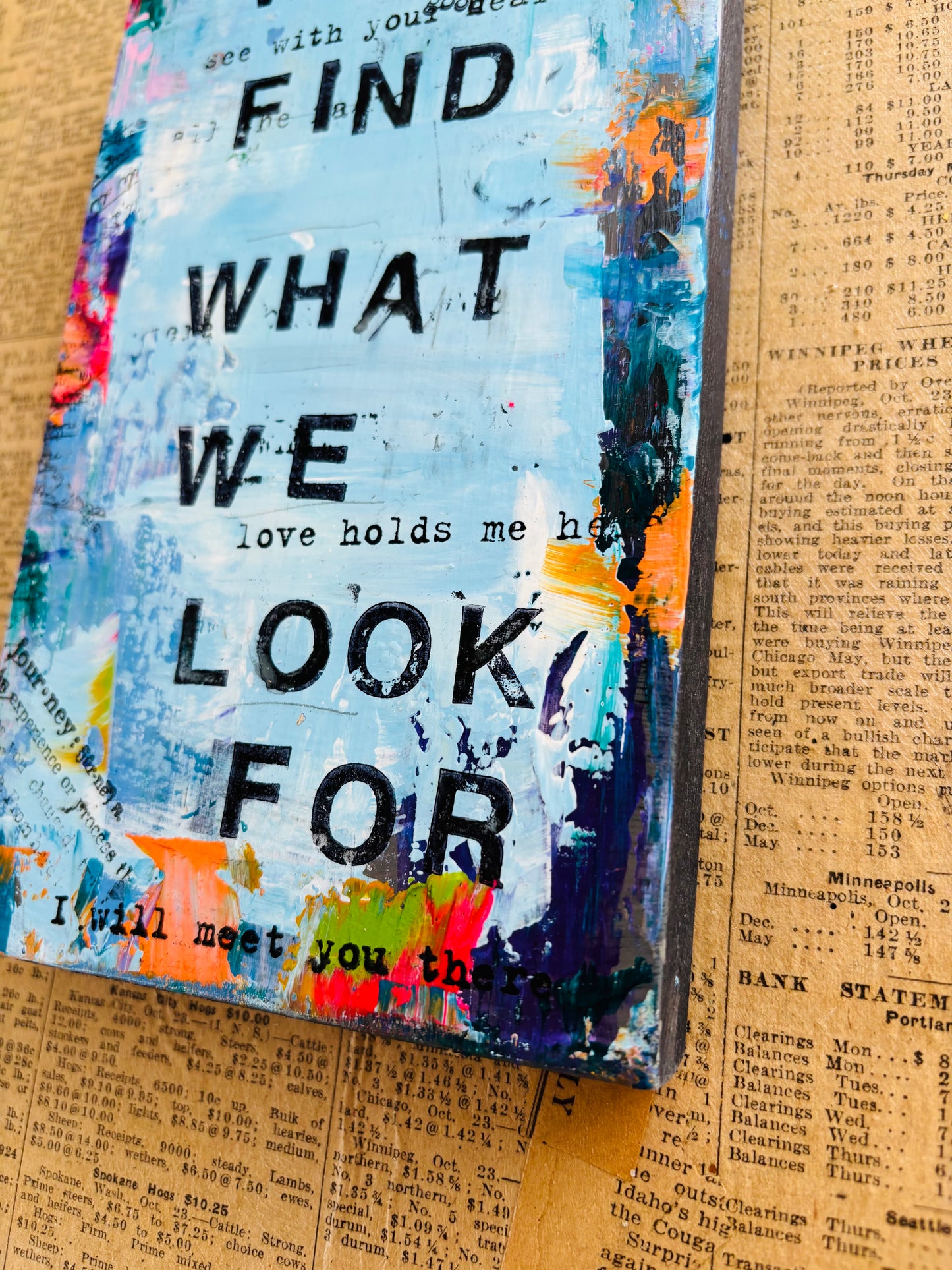 We Find What We Look For