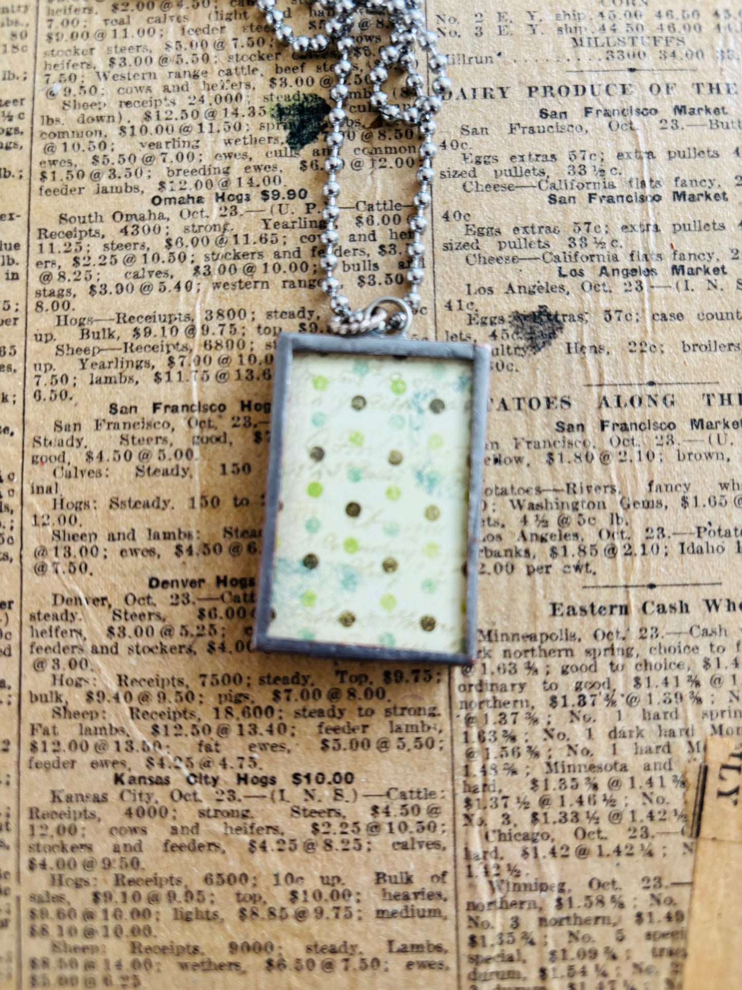 Upcycled necklace
