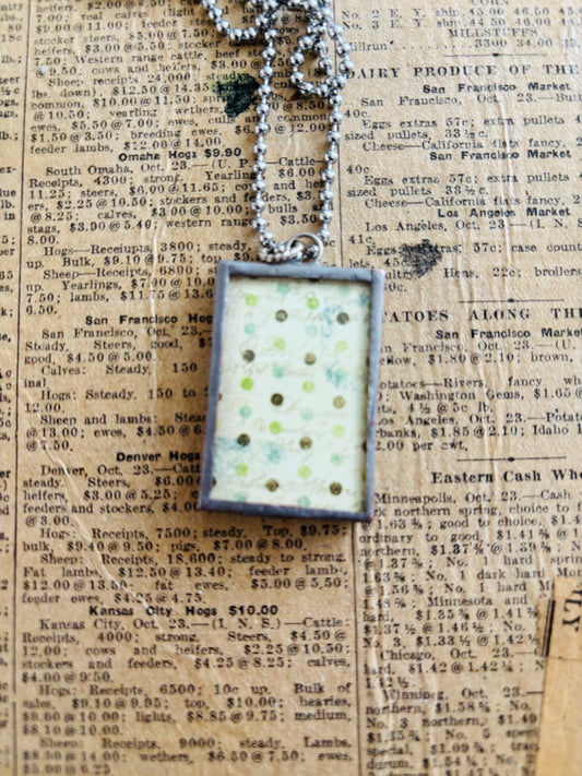 Upcycled necklace