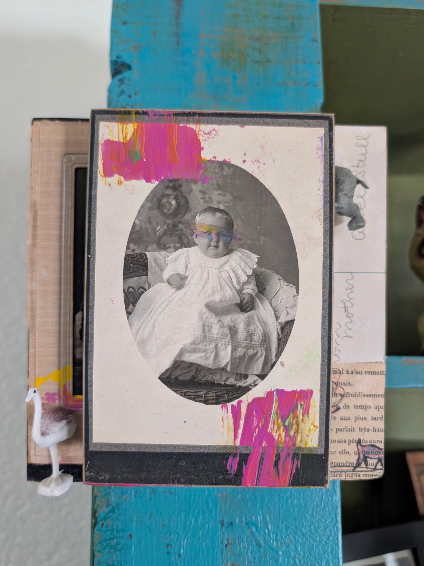 Baby, Pink Smear and a Rhino