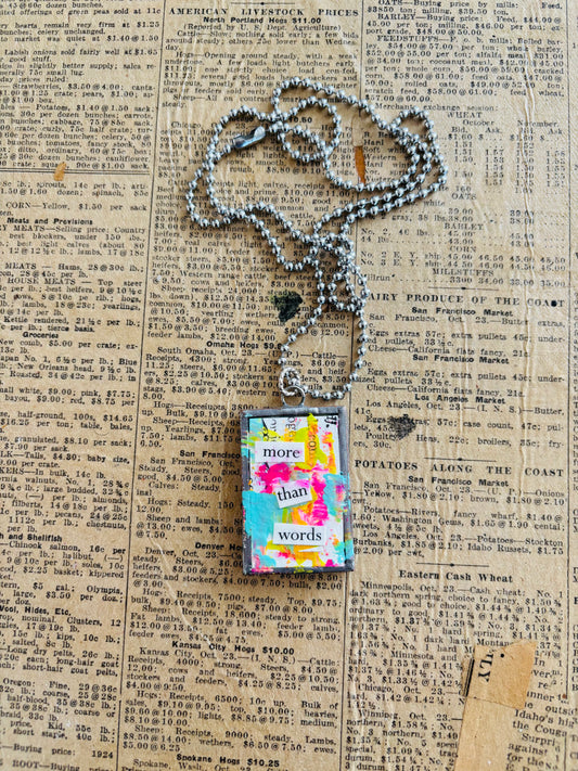 Upcycled necklace
