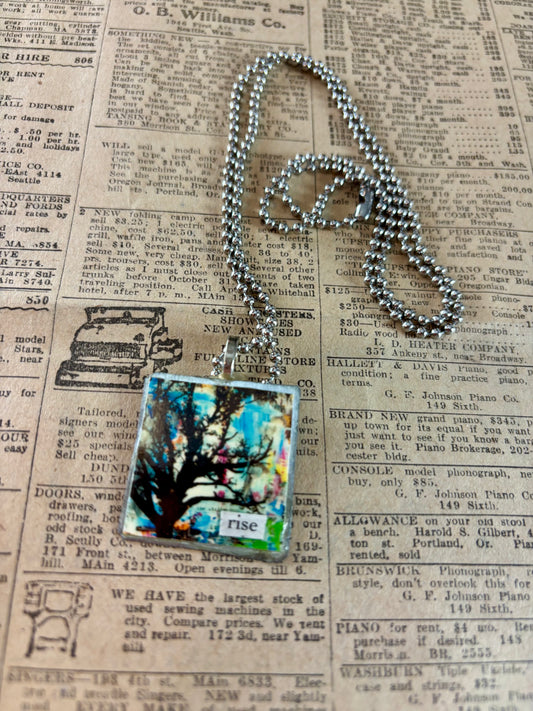 Upcycled necklace