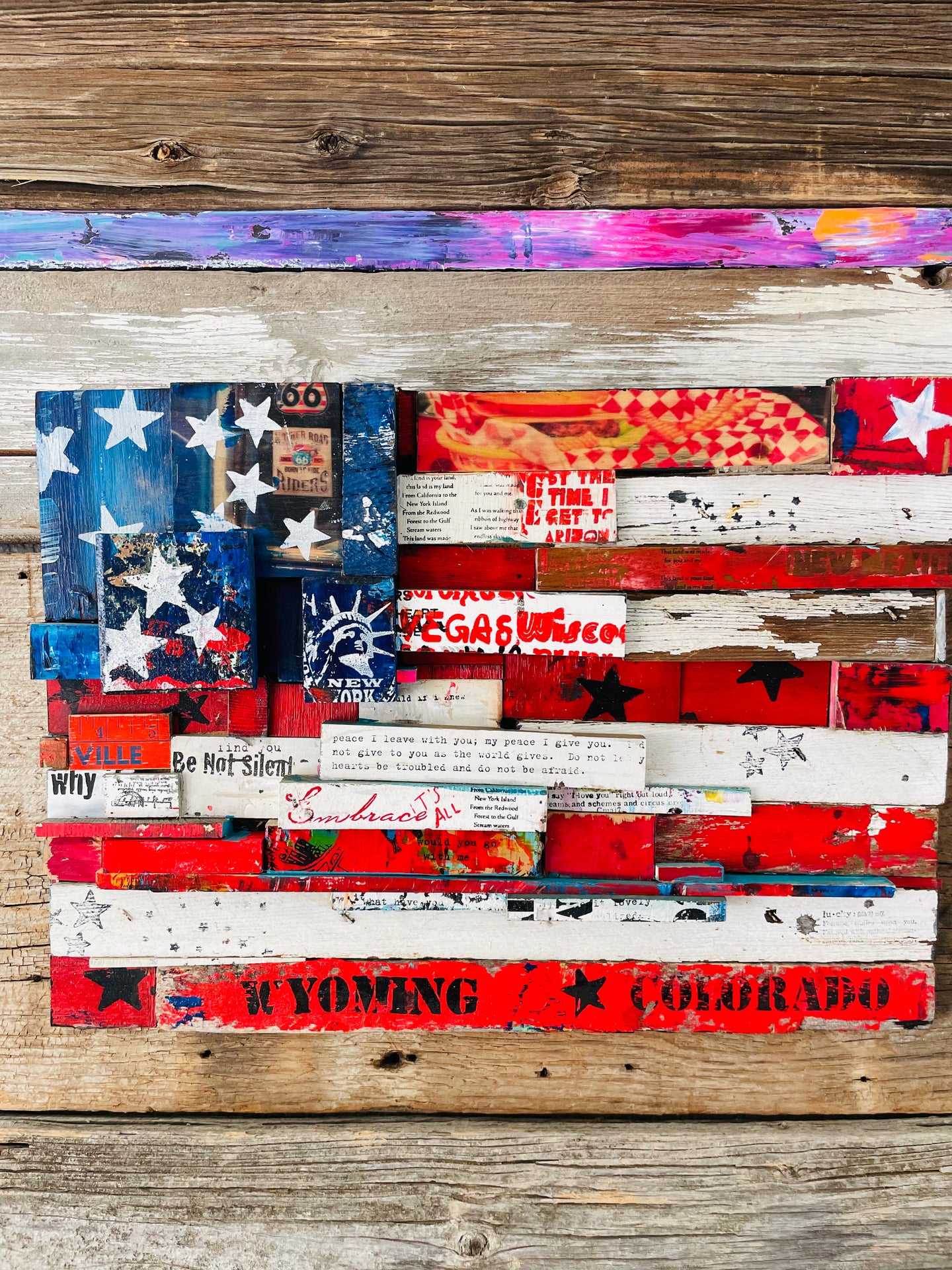 Liberty - American Flag Mosaic