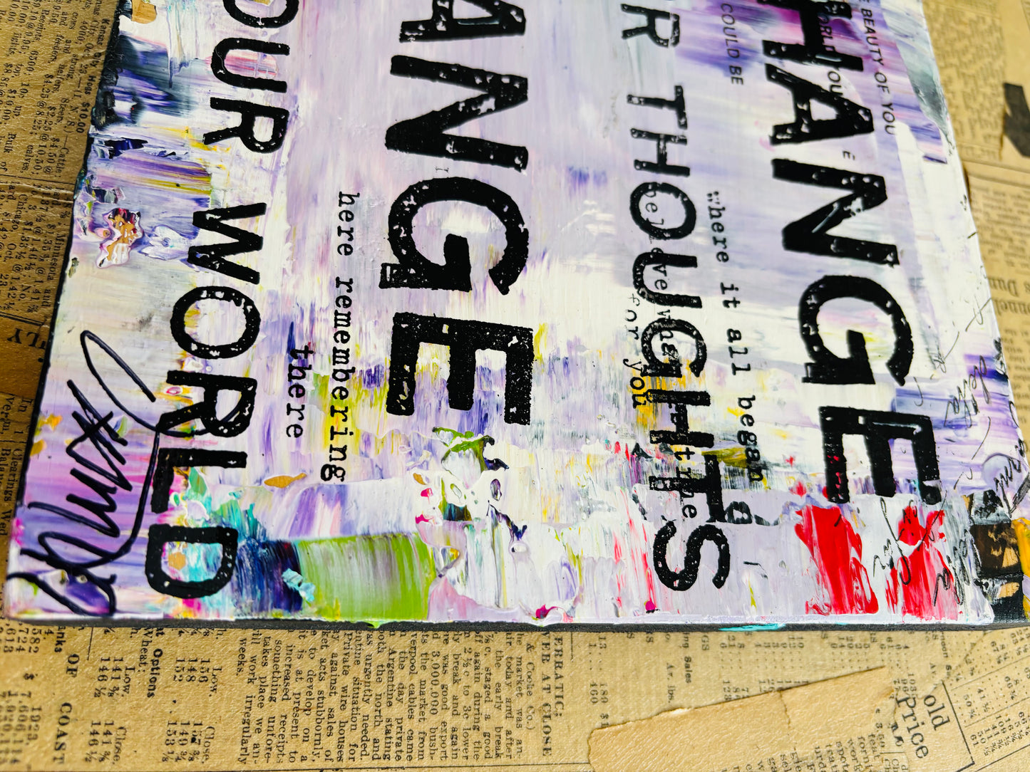 Change your thoughts