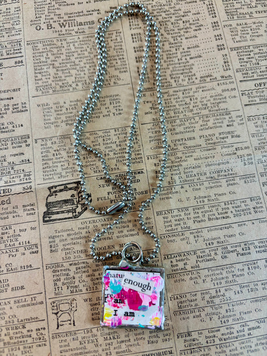 Upcycled necklace