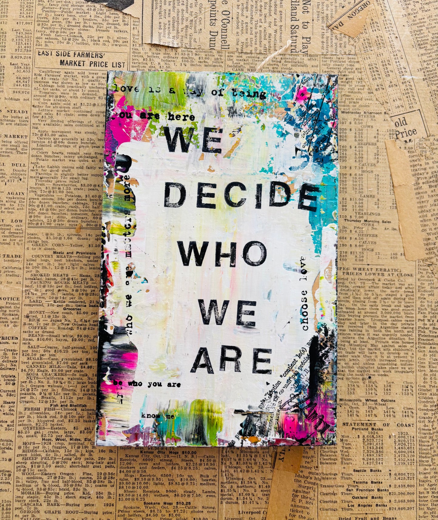 We decide who we are