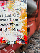Letting go