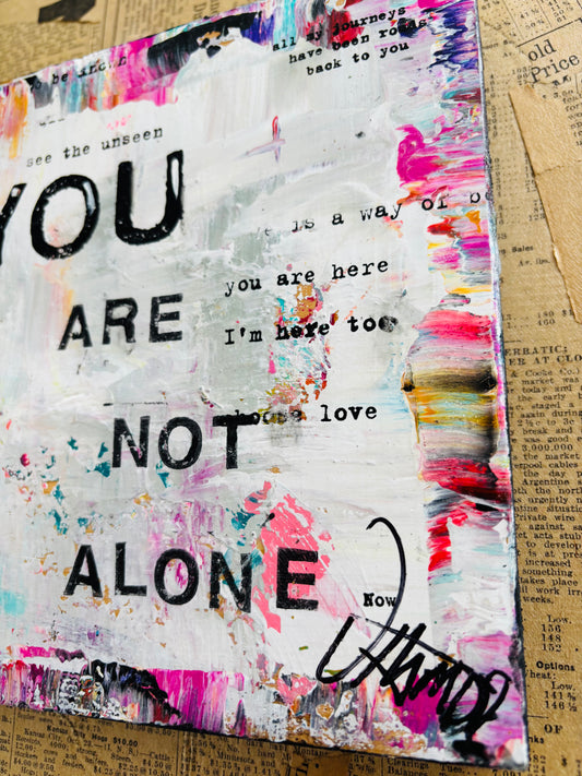 You are not alone