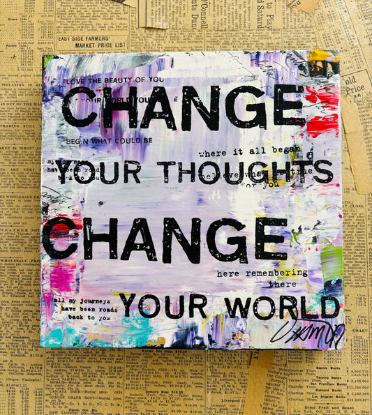 Change your thoughts