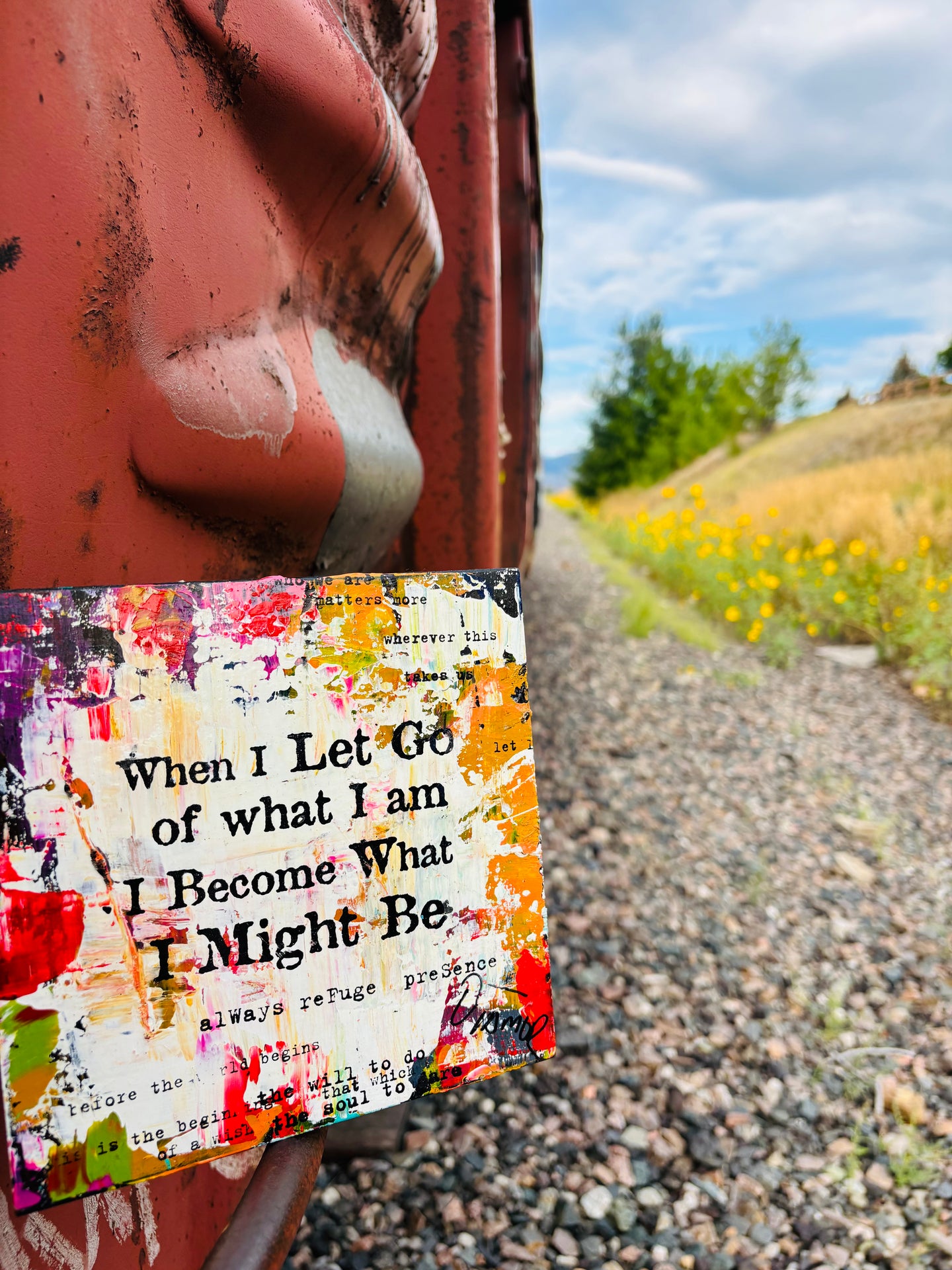 Letting go
