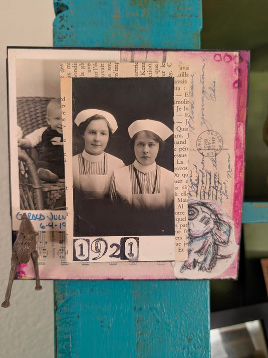 Two Nurses and a Camel