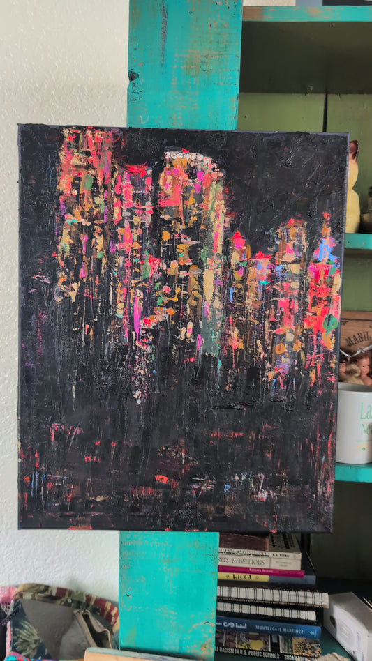 Night Cityscape - Red Lights