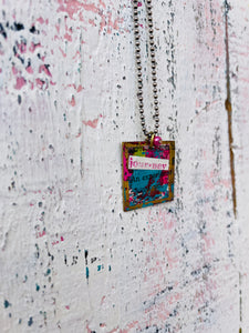 Upcycled necklace